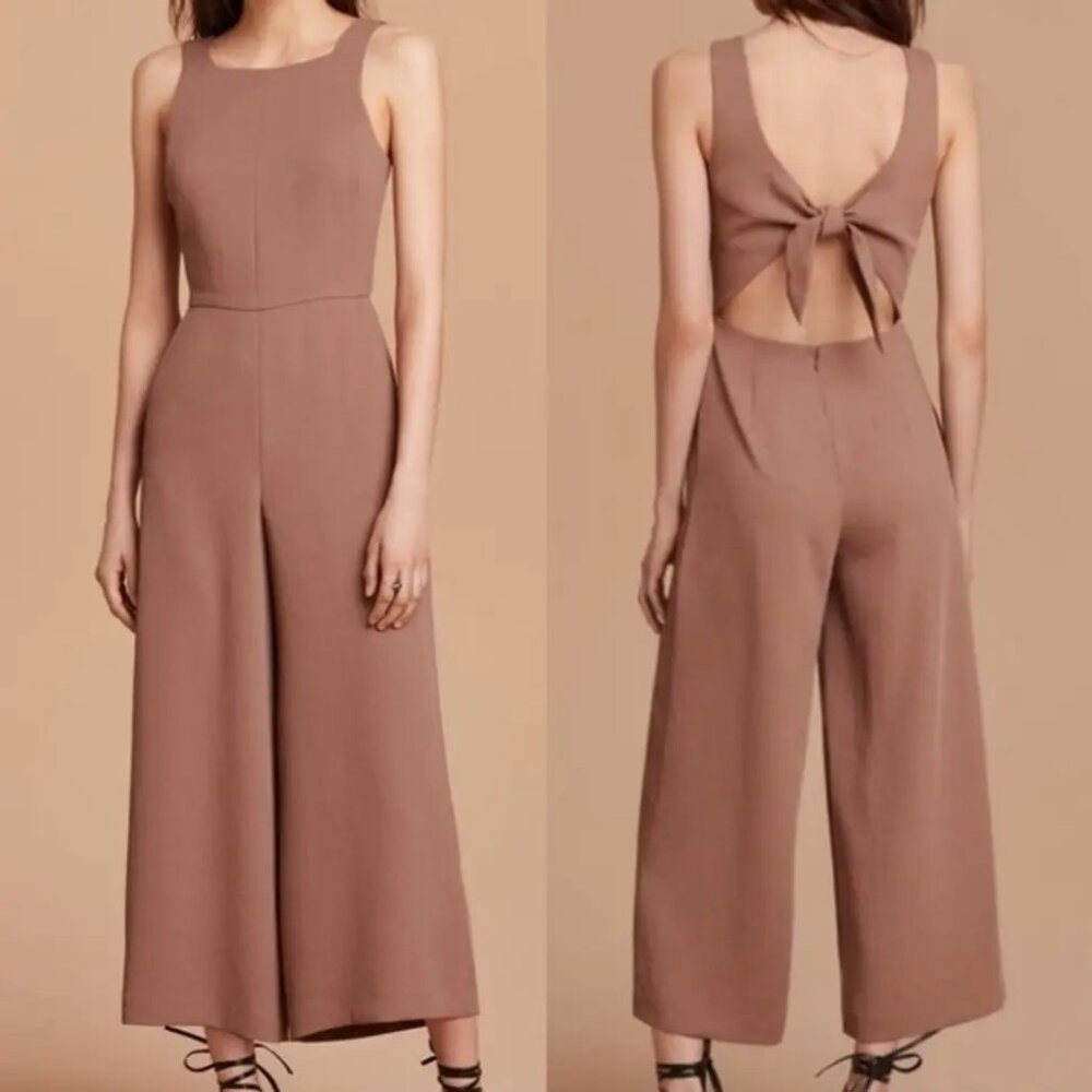 Aritzia Wilfred Ecoulement Tie Back Jumpsuit
